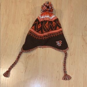NWOT adidas BGSU Earflap beanie knit